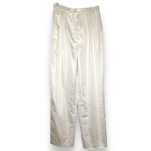 Ungaro Champagne Sparkle High Waisted 80s Vintage Pants Italian Vintage Size 10